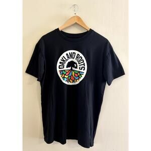 Black Oaklandish Oakland Roots Soccer Oakland California T-shirt Men's Large
